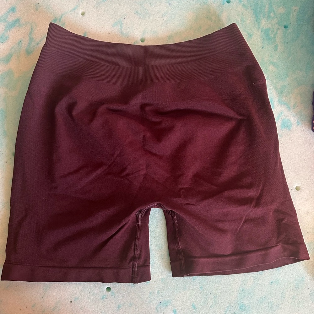Alphalete Women's Deep Burgundy Bike Shorts